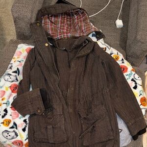 Free people light jacket long size 8